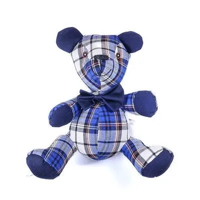 Ruusupuu Blueberry Bear Checked Blue – Täydellinen halikaveri koirallesi