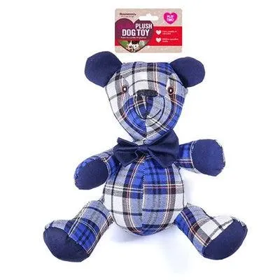 Ruusupuu Blueberry Bear Checked Blue – Täydellinen halikaveri koirallesi