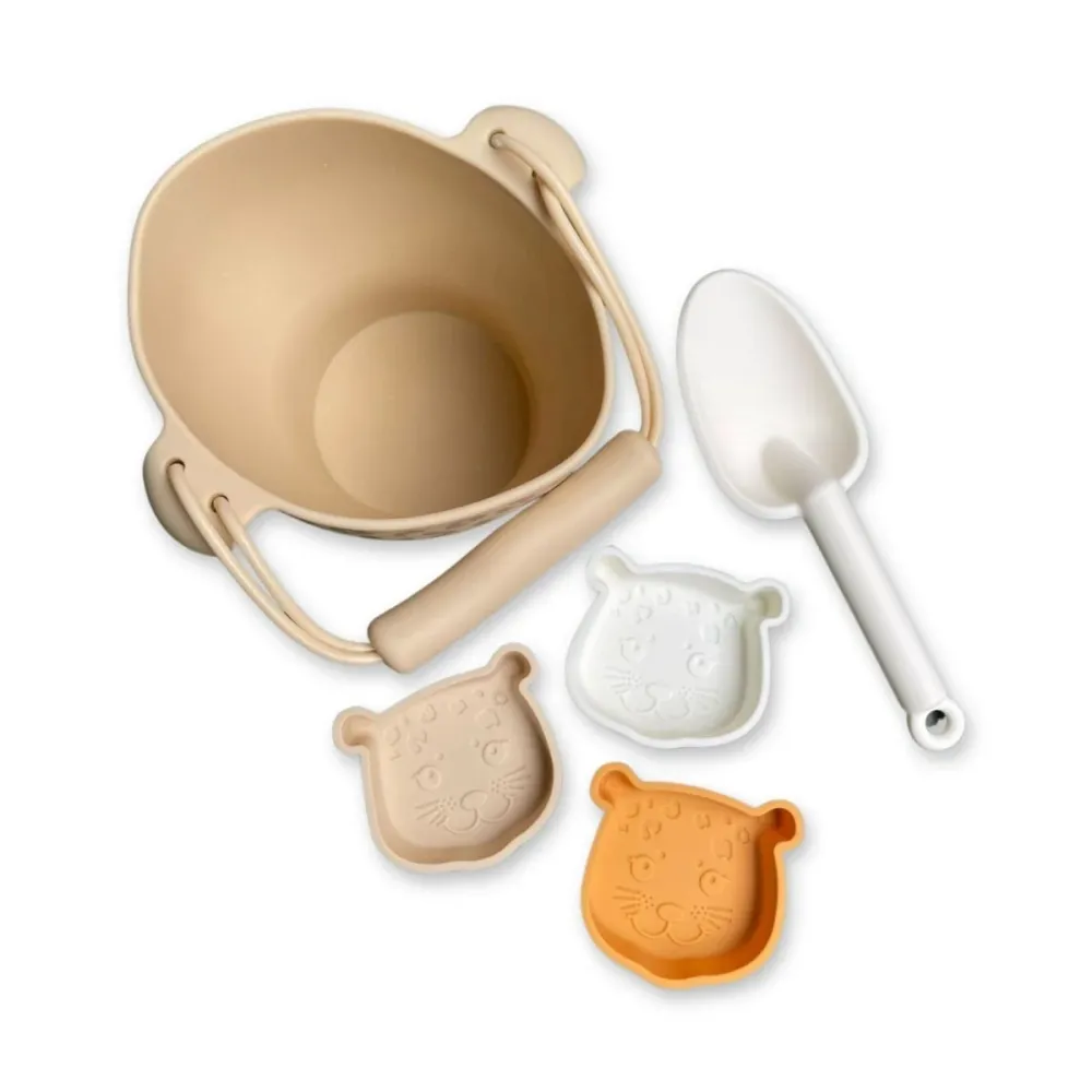 Safari Chic Beige Beach Set