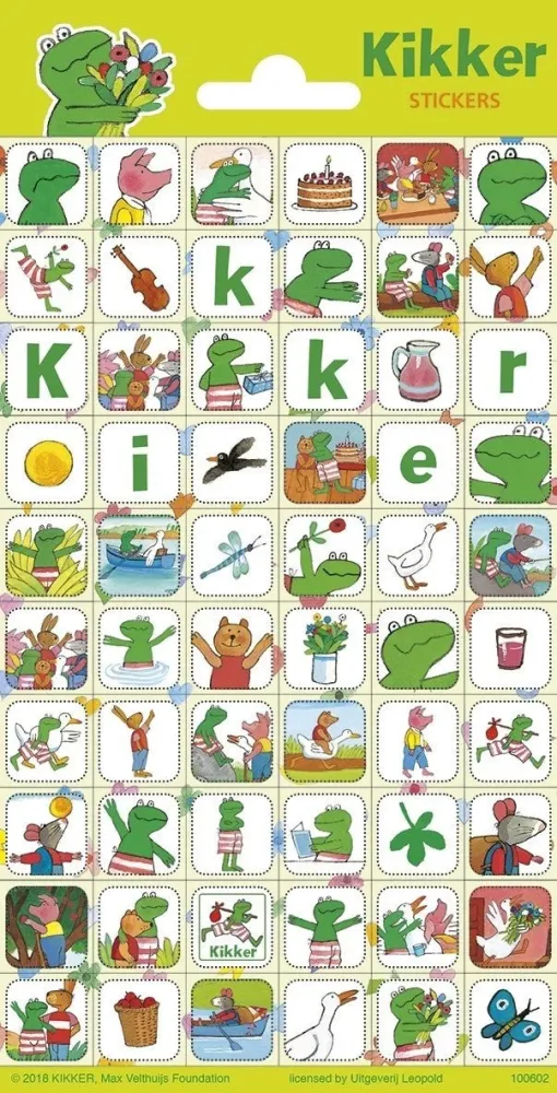 Sammakko ja ystävät Tarrat Pieni