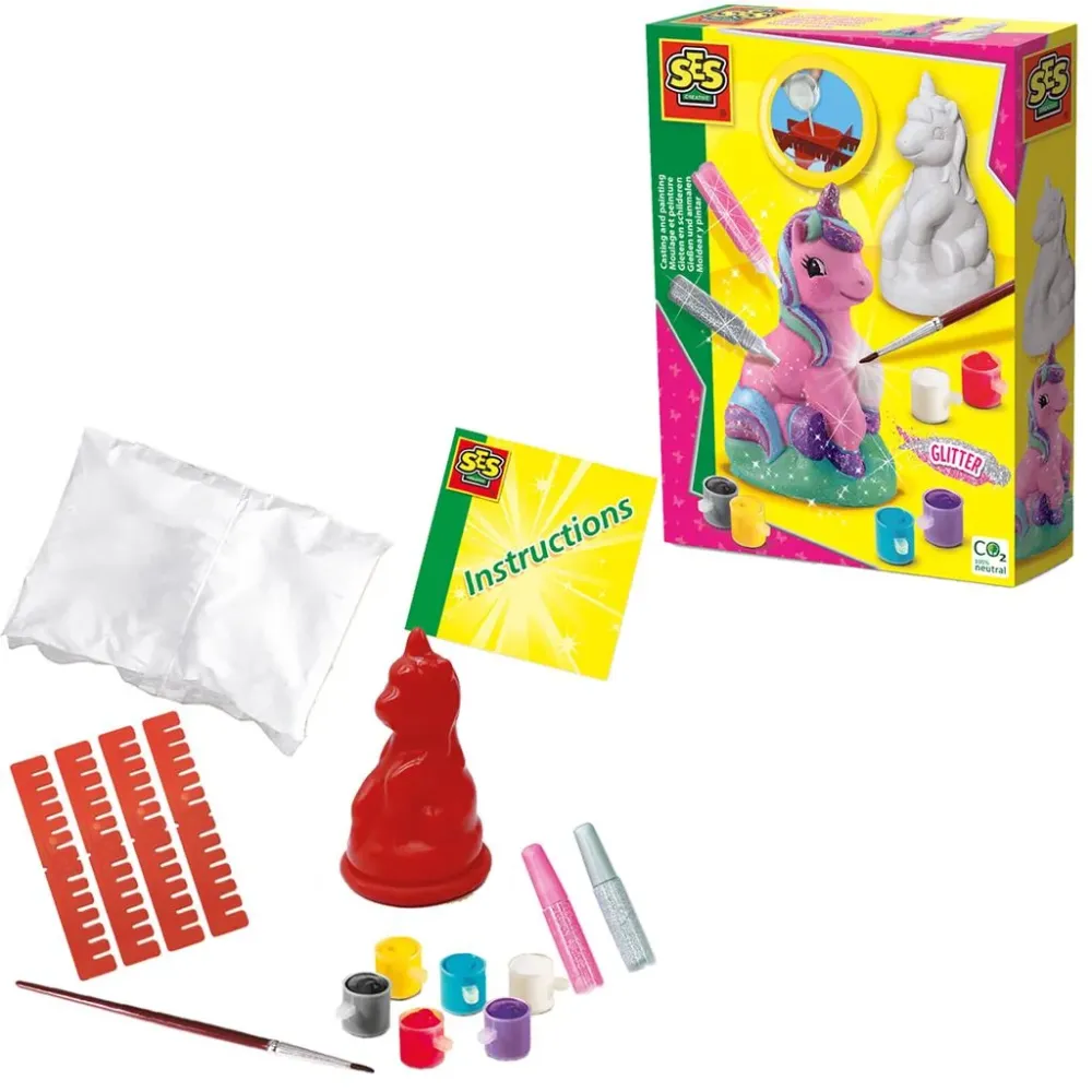 SES Creative Craft Kit Kipsivalu yksisarvinen