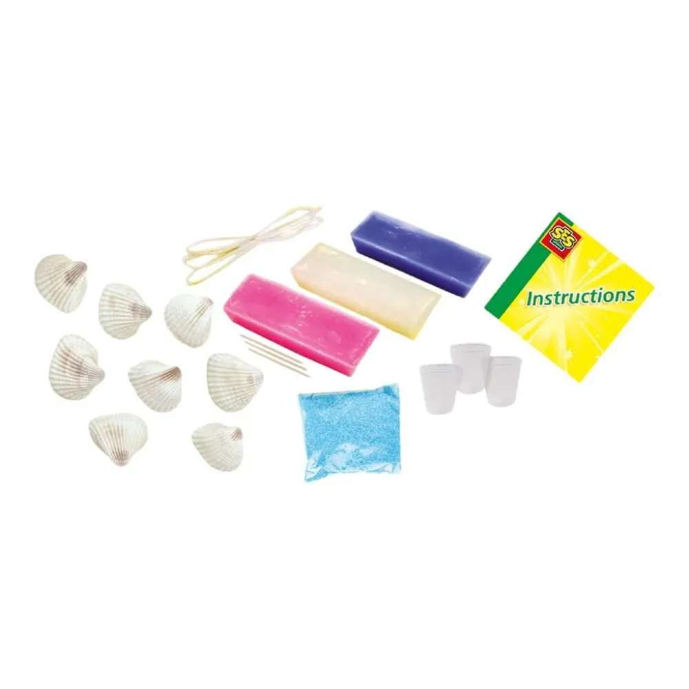 SES Creative Craft kit Kuorikynttilät