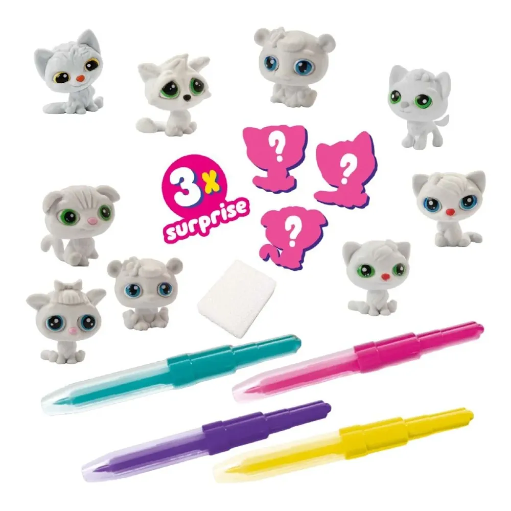 SES Creative Craft kit Puhallus Airbrush Kynät Kissanpennut