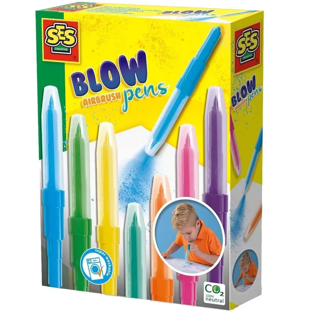 SES Luova käsityöpakkaus Airbrush Markers 7kpl