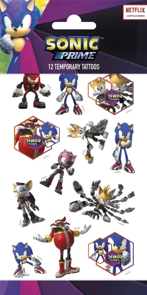 Sonic väärennettyjä tatuointeja