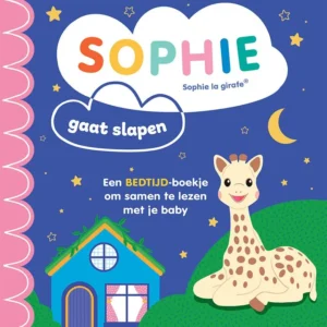 Sophie kirahvi Baby Booklet Sophie menee nukkumaan