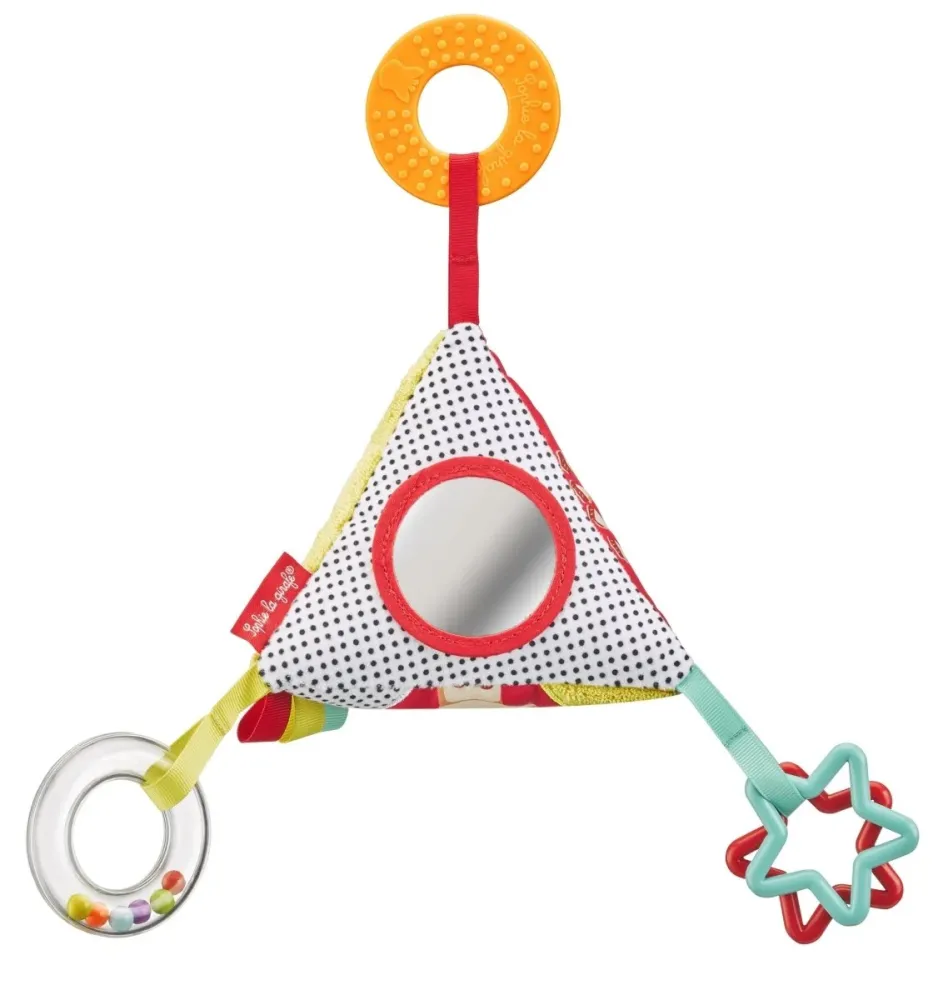 Sophie kirahvi roikkuva lelu Activity Pyramid -aktiviteettipyramidi