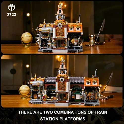 Steampunk Series Train Station 2788 Piece Kit