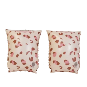 Swim Essentials Leopardi-uimahihnat Vanha vaaleanpunainen 2-6 vuotta