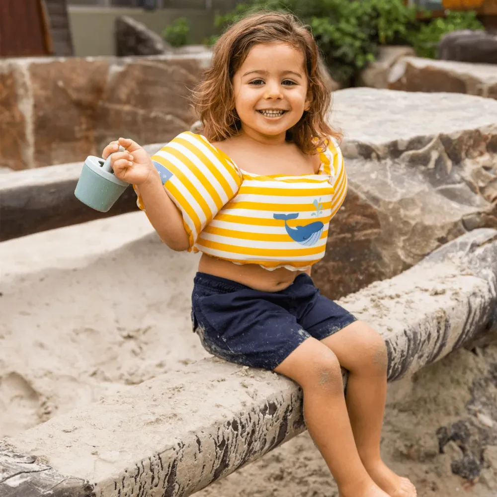 Swim Essentials Puddle Jumper Child Whale Keltainen 2-6 vuotta