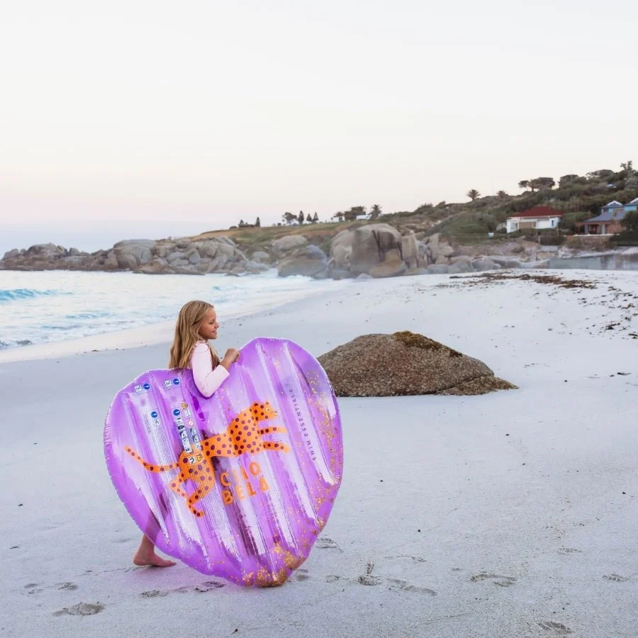Swim Essentials Purple Wild Heart Lasten allasallas