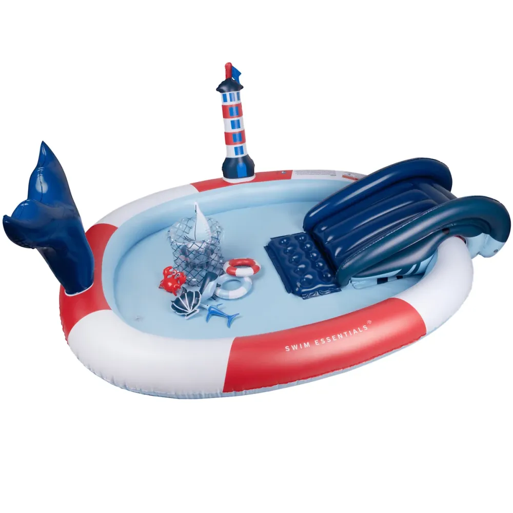 Swim Essentials uima-allas lasten liukumäki Whale 2.10M