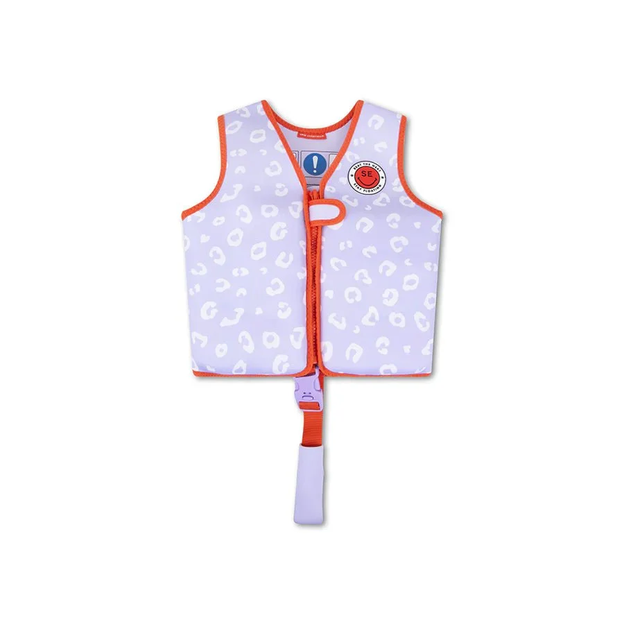 Swim Essentials Uimaliivit Lilac Leopard 3-6 vuotta