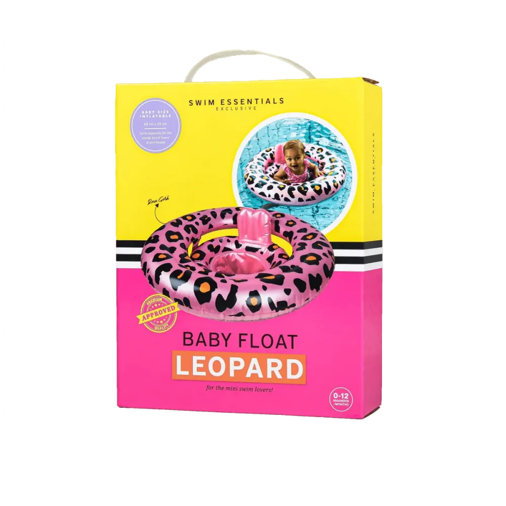 Swim Essentials Uimanauha Baby Panther Print Rose Gold 69Cm 69Cm