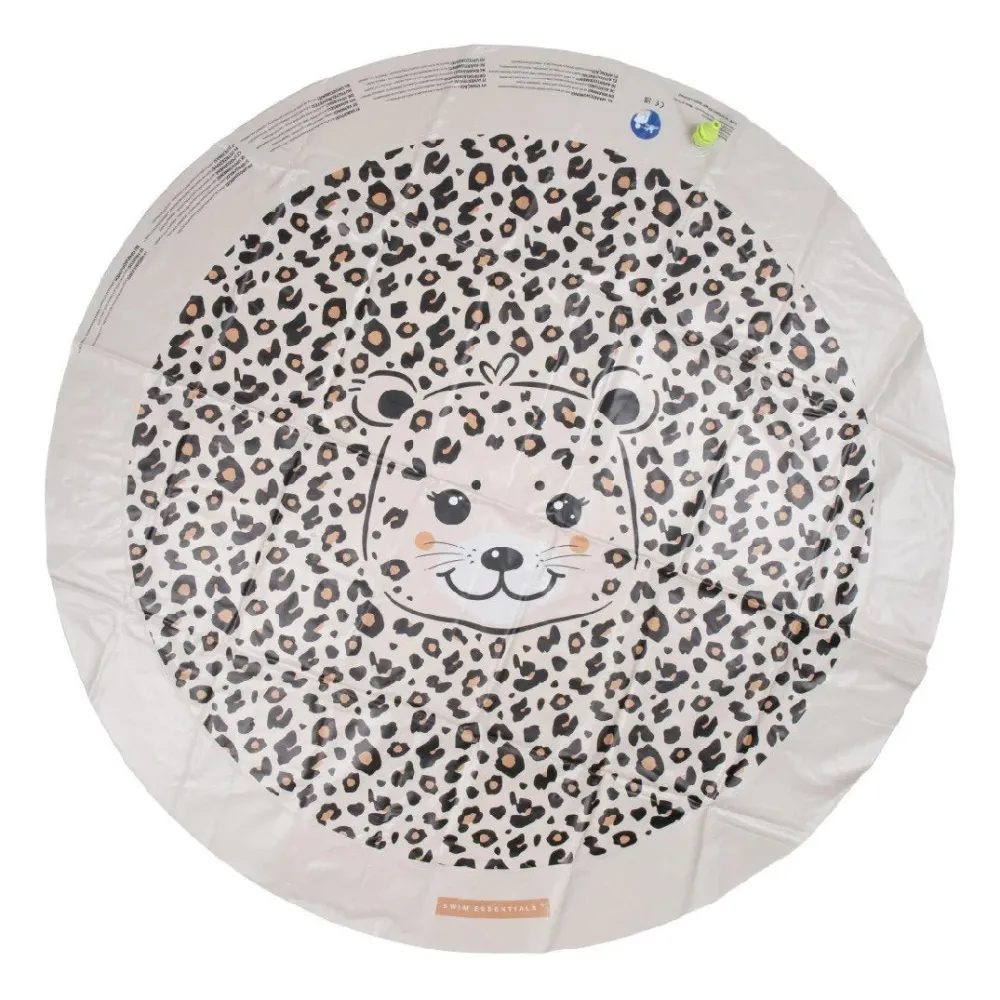 Swim Essentials vesi Playmat kanssa Sprinklers Leopard Print Beige 1.5M