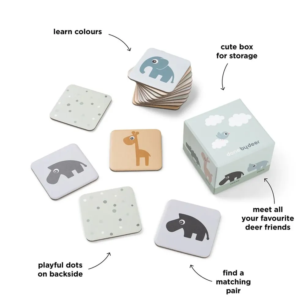 Tehty Deer Memory Game Deer Friends