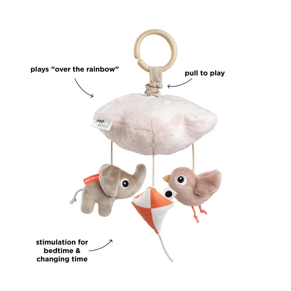 Tehty Deer Music Mobile Playground Pink