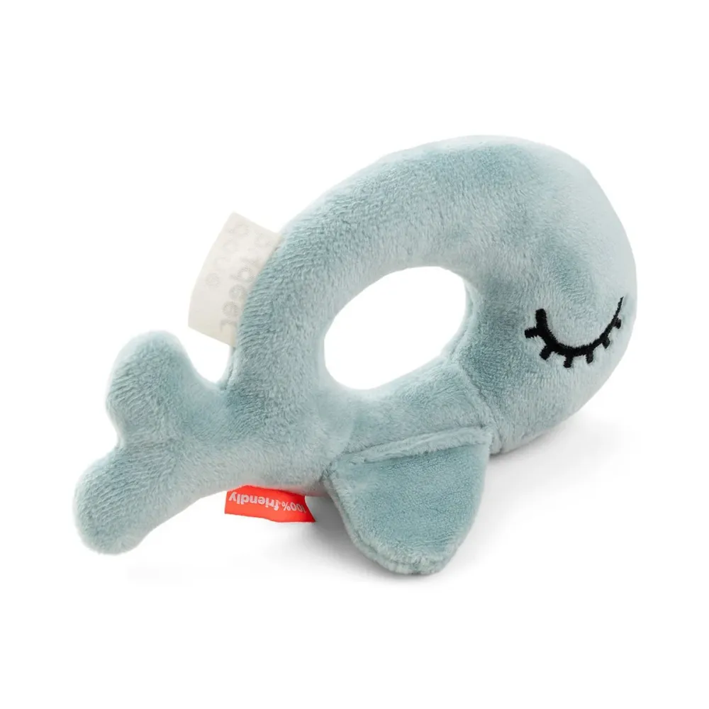 Tehty Deer Rattle Wally Blue