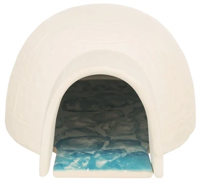 Trixie Hamsteri-iglu jäähdytyslevyllä keraaminen valkoinen