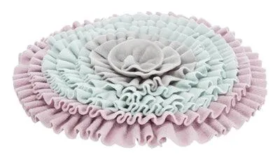 Trixie Junior Snuffle Mat pehmeä pinkki / mintunvihreä / harmaa - Söpö nuuskamatto - 38 x 38 cm