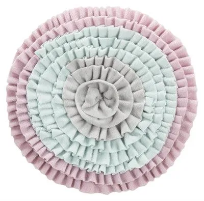 Trixie Junior Snuffle Mat pehmeä pinkki / mintunvihreä / harmaa - Söpö nuuskamatto - 38 x 38 cm