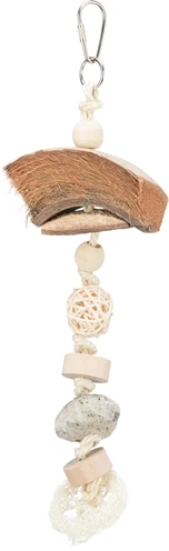 Trixie Natural Toys kookos-/rottinki-/laavakivilelut, luonnonväriset