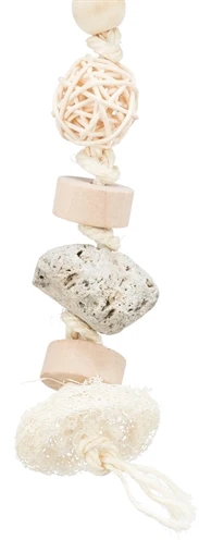 Trixie Natural Toys kookos-/rottinki-/laavakivilelut, luonnonväriset