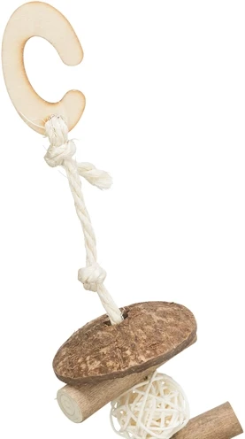 Trixie Nibble Swing kookos / puu / rottinki – luonnollinen purku- ja leikkialue pienille ja keskikokoisille linnuille