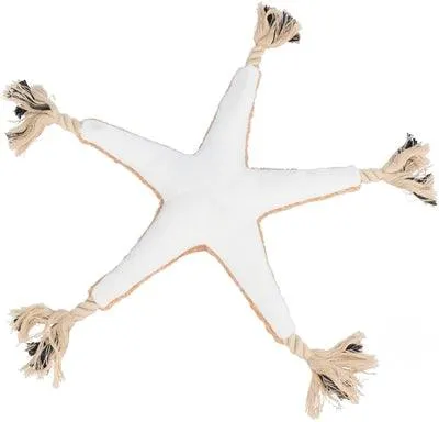 Trixie Be Nordic Starfish Jane -pehmolelu/köysi, beige - 32 cm (2 kpl pakkaus)