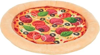 Trixie Pehmolelu Pizza - Hauska koiranlelu