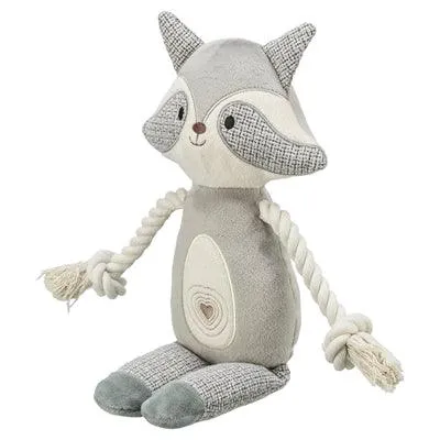 Trixie Pesukarhu Pehmo/Kangas - Koiranlelu Köydellä ja Äänillä