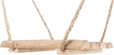 Trixie Swing Natural – turvallinen puinen keinu pienille kaareville nokille