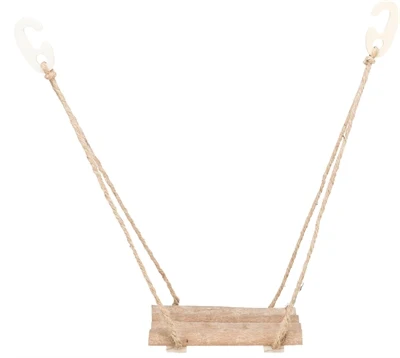 Trixie Swing Natural – turvallinen puinen keinu pienille kaareville nokille