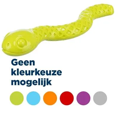 Trixie TPR Snack Snake – Interaktiivinen koiran lelu herkuille – 27 cm