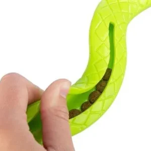 Trixie TPR Snack Snake – Interaktiivinen koiran lelu herkuille – 27 cm