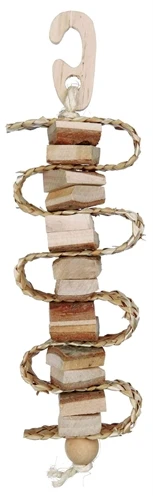 Trixie-lelut, kuoripuuta sisal-narulla