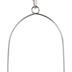 Trixie-puinen keinu, suuri 15 x 27 cm – tilava puinen keinu päivittäiseen lintuleikkiin