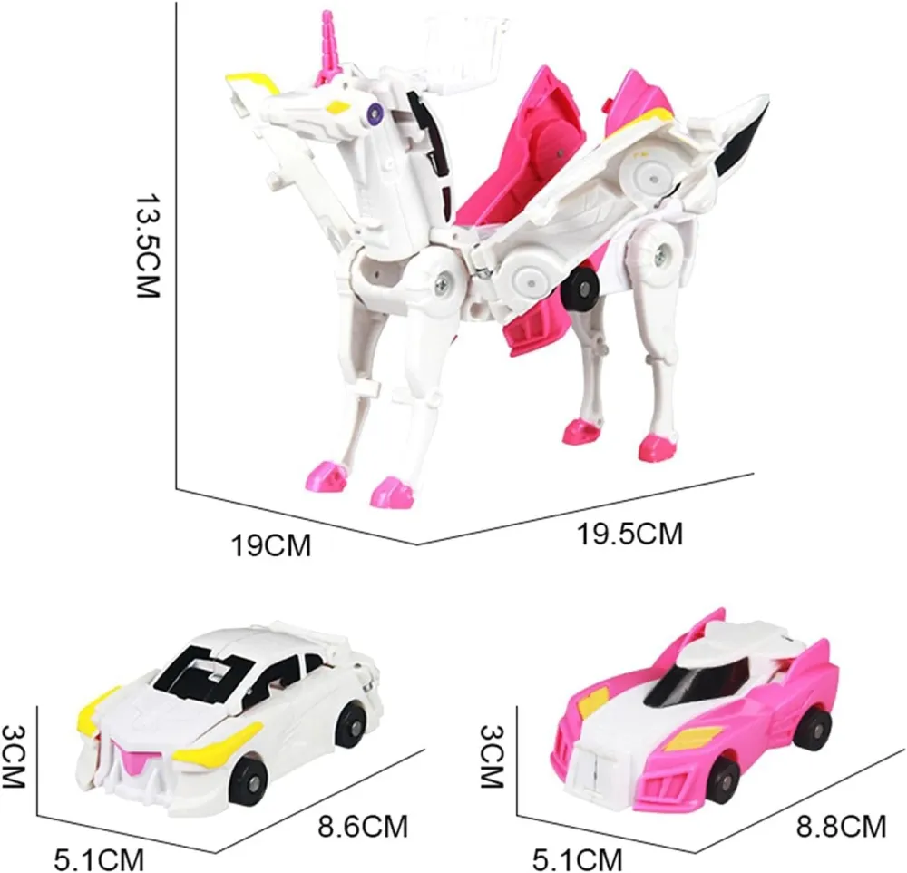 Unicorn Transformer™ - Maaginen muodonmuutos - Yksisarvinen leluauto