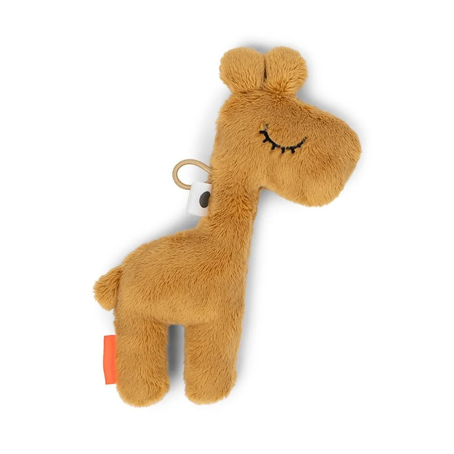 Valmistaja Deer Rattle Sensory Raffi Sinappi
