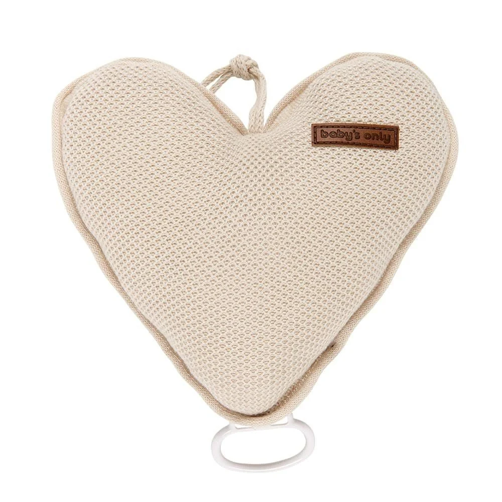 Vauvan ainoa musiikki riipus Baby Heart Classic Sand
