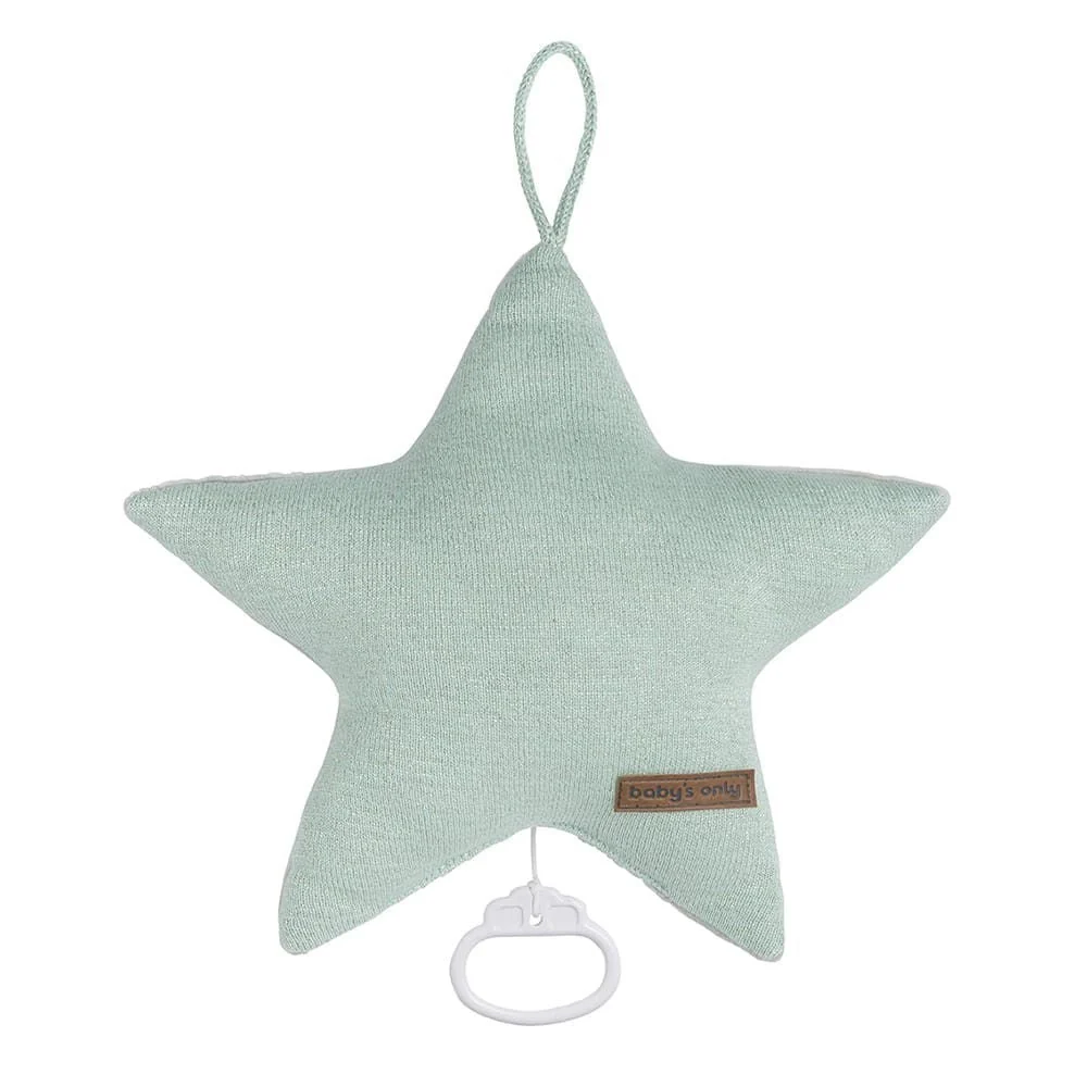 Vauvan ainoa musiikki riipus Baby Star Sparkle Gold Mint kultainen minttu