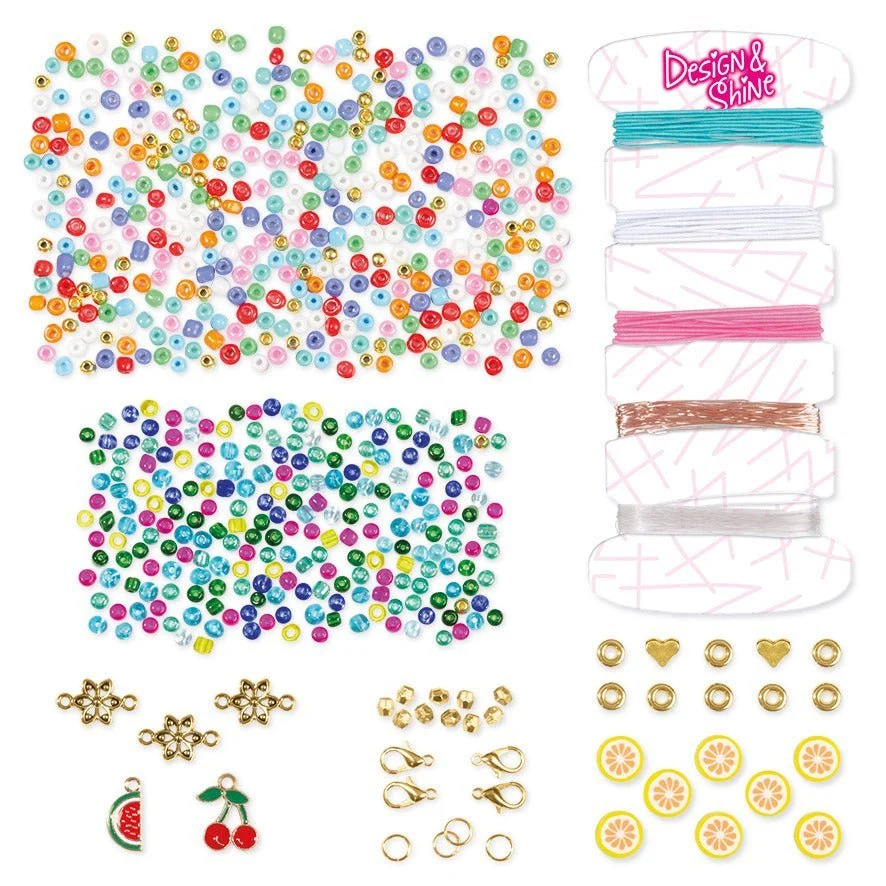 Värillinen Craft Set Hedelmät/kukka rannekkeet Making