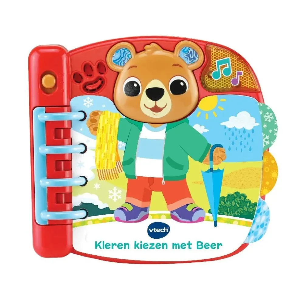 Vtech Baby Book Vauva valitsee vaatteita karhun kanssa