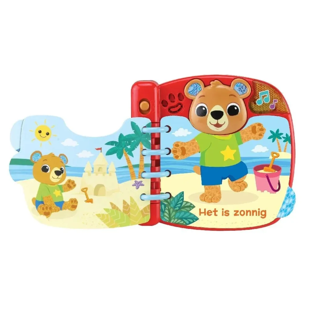 Vtech Baby Book Vauva valitsee vaatteita karhun kanssa