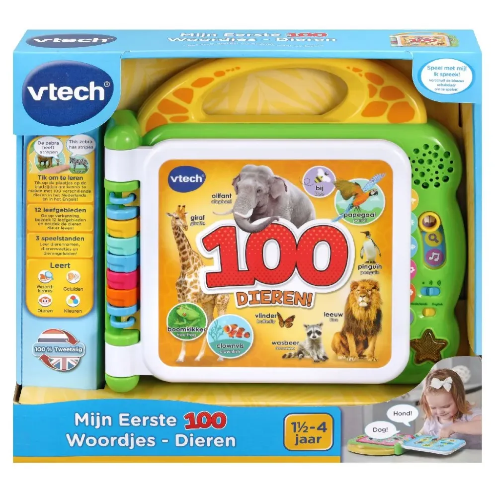 Vtech Baby Booklet My First 100 sanaa Eläimet