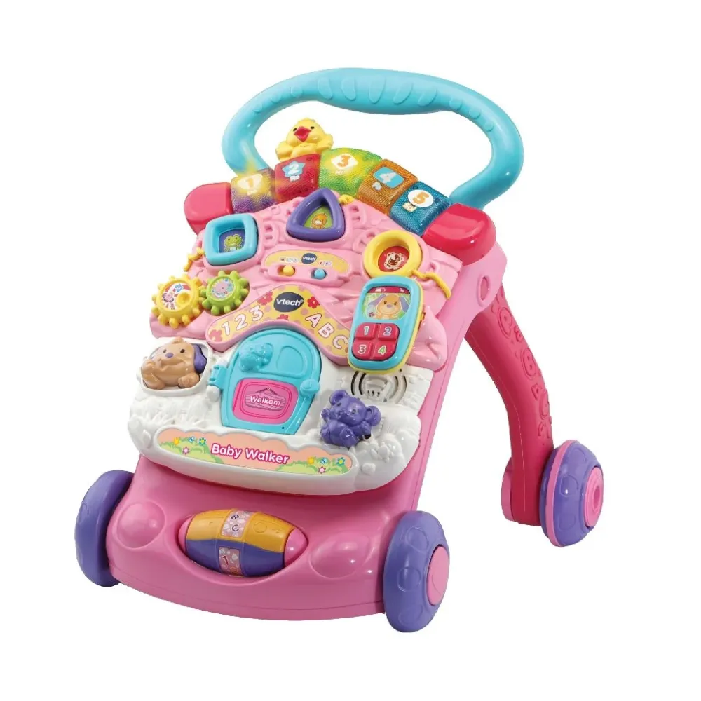 Vtech lastenrattaat Vauvan kävelytuoli vaaleanpunainen