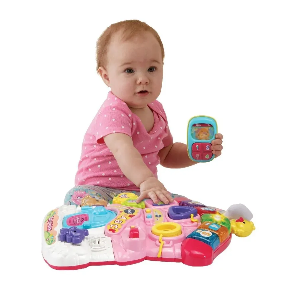 Vtech lastenrattaat Vauvan kävelytuoli vaaleanpunainen