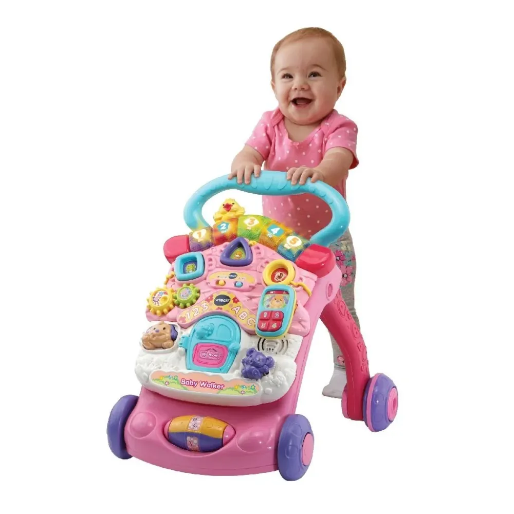 Vtech lastenrattaat Vauvan kävelytuoli vaaleanpunainen