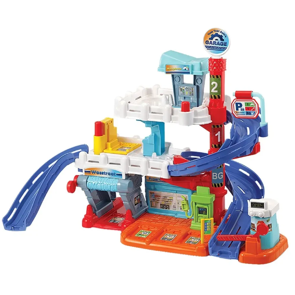 Vtech Leluauto autotalli Toet Toet autotalli Ryan kilpa-auto