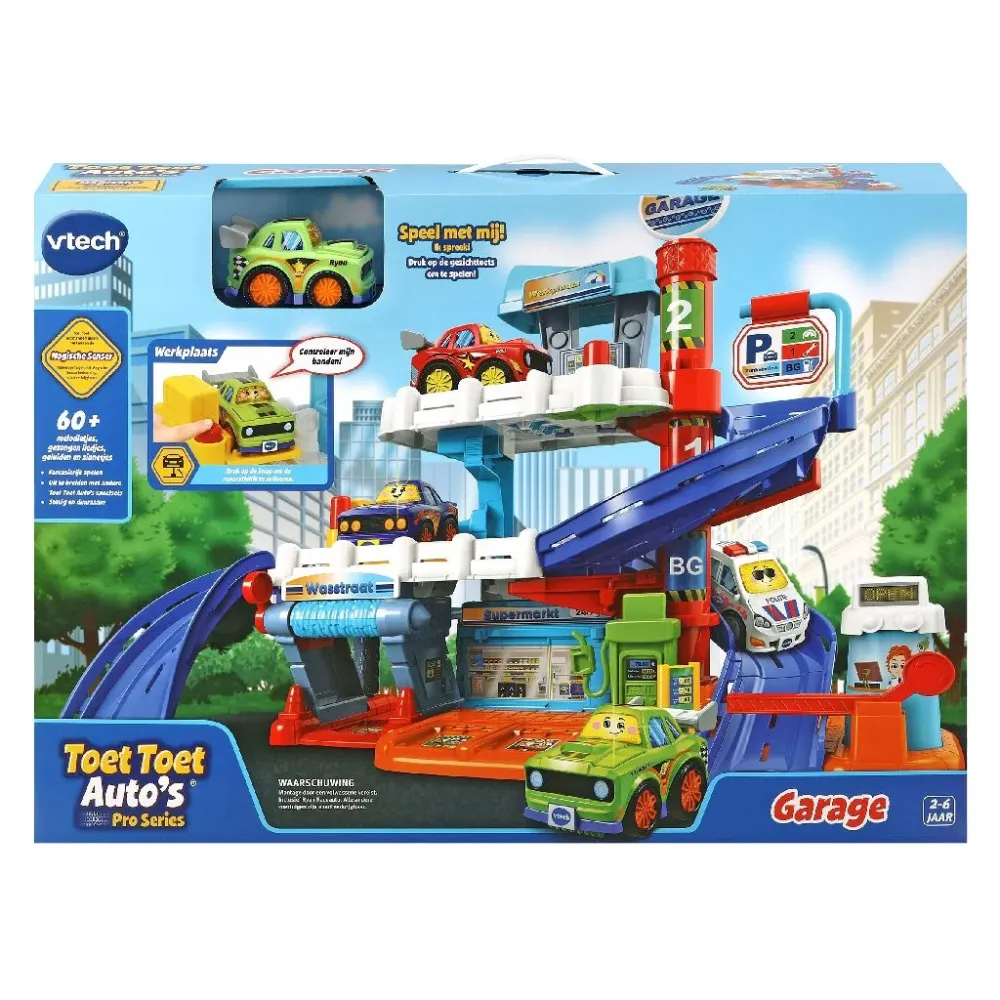 Vtech Leluauto autotalli Toet Toet autotalli Ryan kilpa-auto